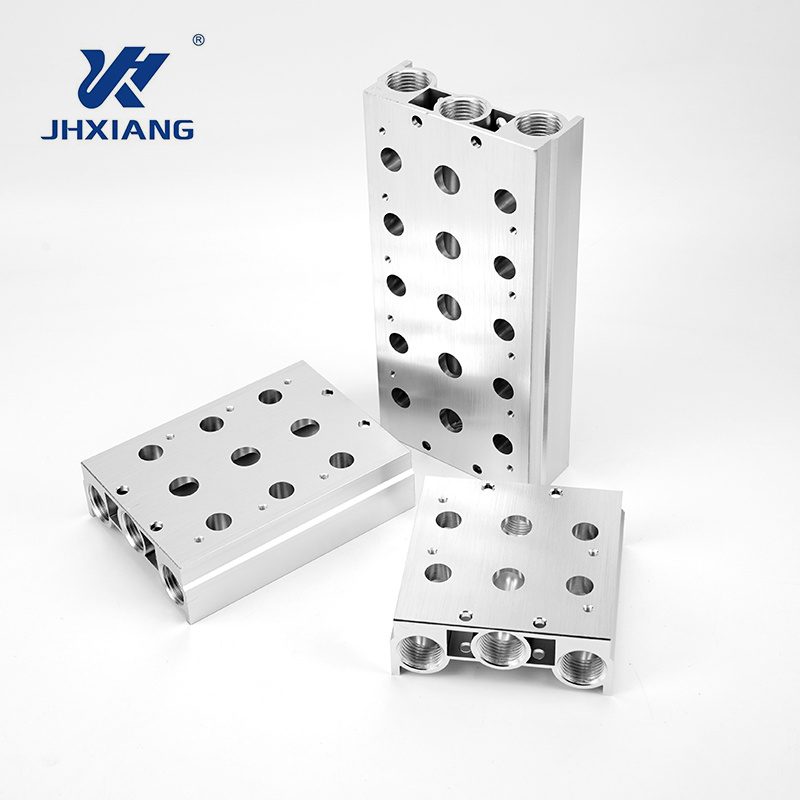 Pneumatic Solenoid Valve Manifold Baseboard Air Exhaust Plate