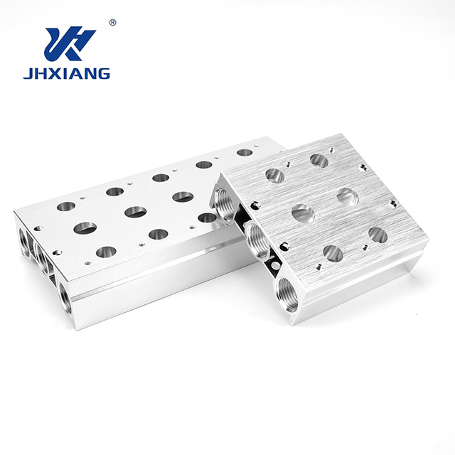 Pneumatic Solenoid Valve Manifold Baseboard Air Exhaust Plate