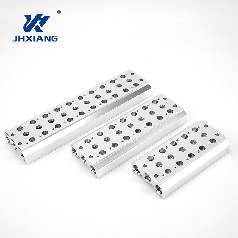 Pneumatic Solenoid Valve Manifold Baseboard Air Exhaust Plate