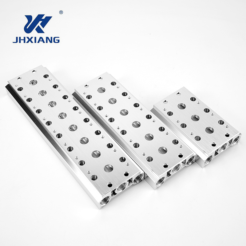 Pneumatic Solenoid Valve Manifold Baseboard Air Exhaust Plate
