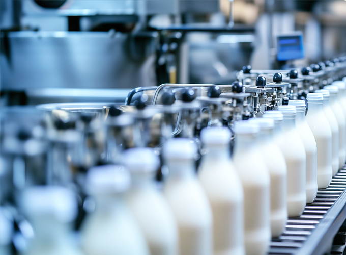 Food grade pneumatic fittings ensuring hygiene in beverage production lines